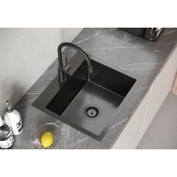 Quadron Luke zlewozmywak z akcesoriami 58x45 cm ZH5845PVDBLM