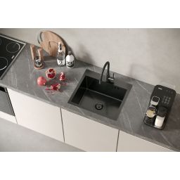 Quadron Luke zlewozmywak z akcesoriami 58x45 cm ZH5845PVDBLM