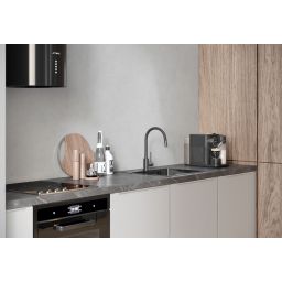 Quadron Luke zlewozmywak z akcesoriami 58x45 cm ZH5845PVDBLM