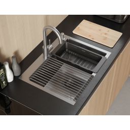 Quadron Luke zlewozmywak z akcesoriami 58x45 cm ZH5845BS