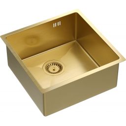 Quadron Anthony zlewozmywak stalowy 44x44 cm złoty MF4444PVDBSG1