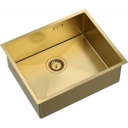 Quadron Anthony 60 zlewozmywak stalowy 54x44 cm złoty MF5444PVDBSG1