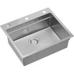 Quadron Burt 100 zlewozmywak z akcesoriami 58x48,5 cm stal MF5850BS