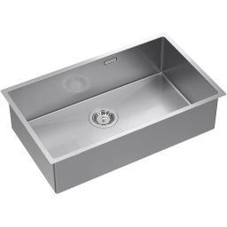 Quadron Anthony zlewozmywak stalowy z syfonem 74x44 cm MF7444BS