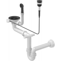 Quadron Save Space Power color syfon zlewozmywakowy 1-komorowy 3,5'' pure carbon OP1SS3