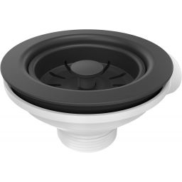 Quadron Save Space Power color syfon zlewozmywakowy 1-komorowy 3,5'' pure carbon OP1SS3