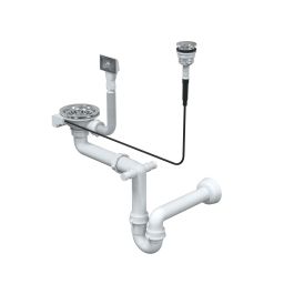 Quadron Save Space syfon Push To Open 3 1/2