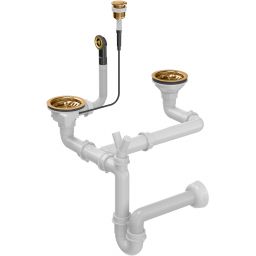 Quadron Save Space syfon zlewozmywakowy miedziany OP2SSDG6