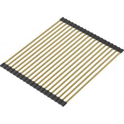 Quadron Q mata ociekowa 43x32 cm złoty PVD/czarny R4332_PVDG