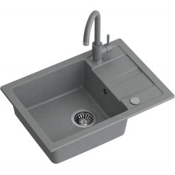 Quadron Go Smart zlewozmywak z baterią szary / TQ6244GSSZ