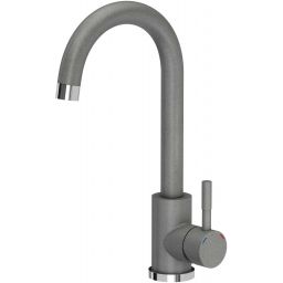 Quadron Go Max zlewozmywak 77x44 cm szary z baterią TQ7744GMSZ