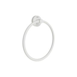 Ravak Kona wieszak na ręcznik okrągły biały mat X07P1314
