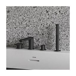 Ravak Chrome II bateria wannowo-prysznicowa nawannowa CR II 026.20BL czarna X070593