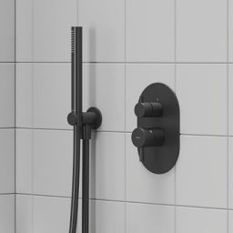 Ravak Espirit bateria wannowo-prysznicowa podtynkowa czarny mat X070288