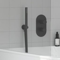 Ravak Espirit bateria wannowo-prysznicowa podtynkowa czarny mat X070283