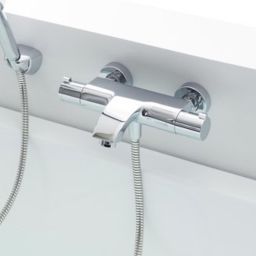 Ravak Termo TE 082.00 bateria wannowo-prysznicowa ścienna termostatyczna chrom X070046