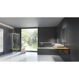 Ravak Termo zestaw prysznicowy ścienny termostatyczny z deszczownicą chrom X070164