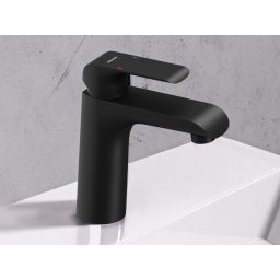 Ravak Flat bateria umywalkowa stojąca czarna X070173