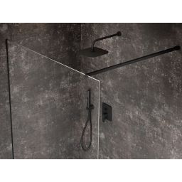 Ravak Flat bateria wannowo-prysznicowa podtynkowa czarna X070179