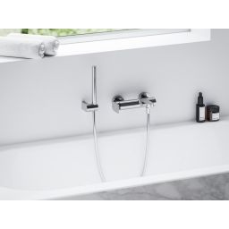 Ravak Eleganta bateria wannowo-prysznicowa ścienna chrom X070213