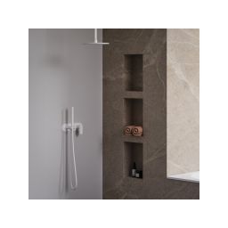 Ravak Eleganta bateria wannowo-prysznicowa podtynkowa biały mat X070263