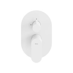 Ravak Eleganta bateria wannowo-prysznicowa podtynkowa biała X070264