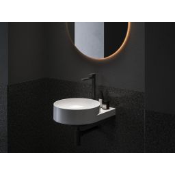 Ravak Eleganta bateria umywalkowa stojąca czarny mat X070291