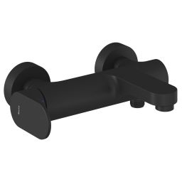 Ravak Eleganta bateria wannowo-prysznicowa ścienna czarny mat X070293