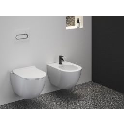 Ravak Eleganta bateria bidetowa stojąca czarny mat X070295