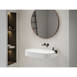 Ravak Eleganta bateria umywalkowa podtynkowa grafit szczotkowany X070329