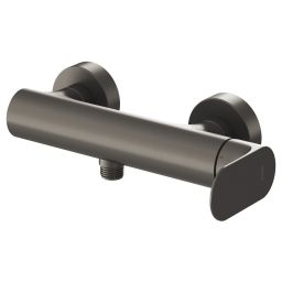 Ravak Eleganta bateria prysznicowa ścienna grafit szczotkowany X070331