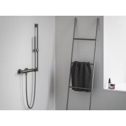 Ravak Eleganta bateria prysznicowa ścienna grafit szczotkowany X070331