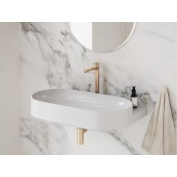 Ravak Eleganta bateria umywalkowa stojąca różowe złoto X070365