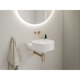 Ravak Eleganta bateria umywalkowa podtynkowa różowe złoto X070366