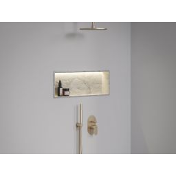 Ravak Eleganta bateria wannowo-prysznicowa podtynkowa różowe złoto X070372