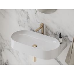 Ravak Eleganta bateria umywalkowa stojąca różowe złoto X070388