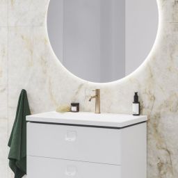 Ravak Espirit bateria umywalkowa stojąca ES 012.01 BeCool różowe złoto szczotkowane X070398