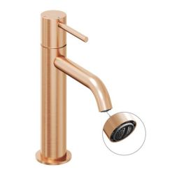 Ravak Espirit bateria umywalkowa stojąca ES 012.01 BeCool różowe złoto szczotkowane X070398