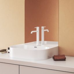 Ravak Espirit bateria umywalkowa stojąca BeCool biały mat X070400