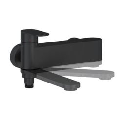 Ravak Chrome II bateria wannowo-prysznicowa ścienna czarna X070463