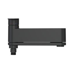 Ravak Chrome II bateria wannowo-prysznicowa ścienna czarna X070463