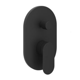 Ravak Chrome II bateria wannowo-prysznicowa podtynkowa czarna X070466