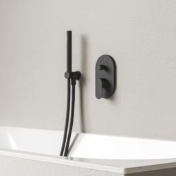 Ravak Chrome II bateria wannowo-prysznicowa podtynkowa czarna X070466