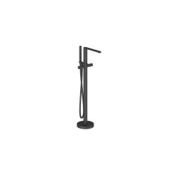 Ravak Chrome II bateria wannowo-prysznicowa wolnostojąca czarna X070468