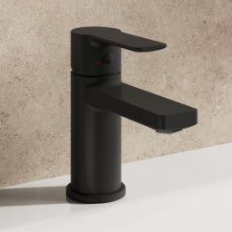 Ravak Solar bateria umywalkowa stojąca czarna X070488