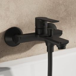 Ravak Solar bateria wannowo-prysznicowa ścienna czarna X070491