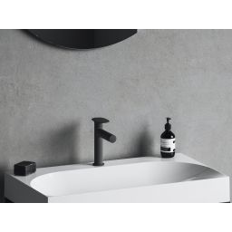 Ravak Spring bateria umywalkowa stojąca czarna X070542