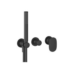 Ravak Spring bateria wannowo-prysznicowa podtynkowa czarna X070553