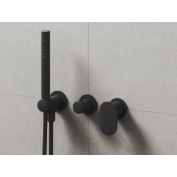 Ravak Spring bateria wannowo-prysznicowa podtynkowa czarna X070553