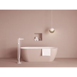 Ravak Spring bateria wannowo-prysznicowa wolnostojąca biała X070578